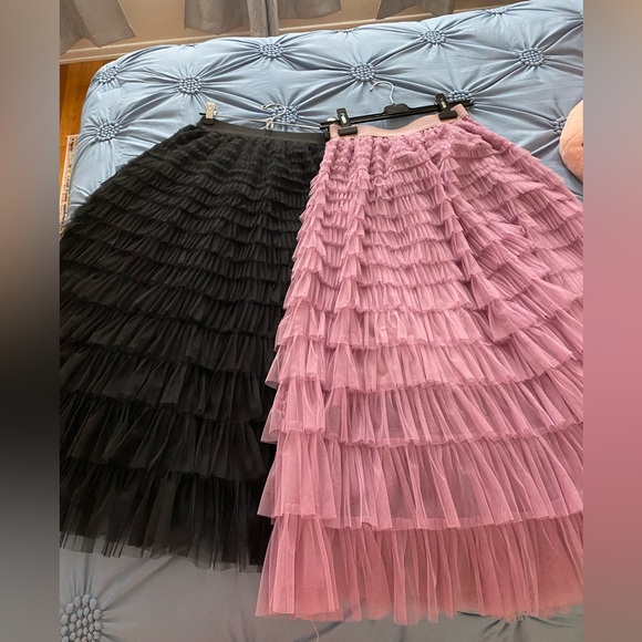 💜🖤 2 MIDI/MAXI TULLE SKIRTS 🖤💜 - Picture 6 of 7